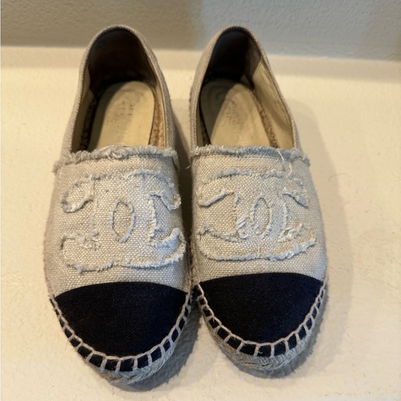Chanel Espadrilles canvas/black Size 38 - Picture 2 of 9